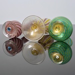 3 Murano Vases; Fratelli Toso (1), Attributed to Fratelli Toso (2)